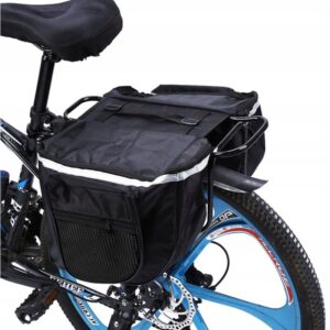 TORBA NA ROWER PODWÓJNA SAKWA ROWEROWA NA BAGAŻNIK XJ3088