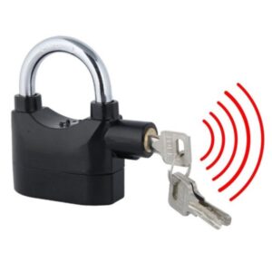 KŁÓDKA Z ALARMEM 110 dB  ALARM ZAMEK MOTOR XJ1410