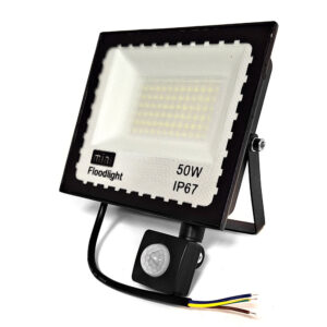 HALOGEN 50 W LED SLIM +  CZUJNIK RUCHU NAŚWIETLACZ XJ4886