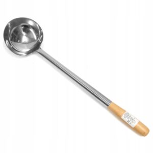 CHOCHLA ŁYŻKA DO WOKA OKRĄGŁA POJEMNA GŁĘBOKA 50CM XJ3512