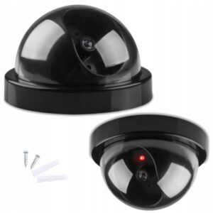 ATRAPA KAMERY PRZEMYSŁOWEJ KAMERA KOPUŁKA + LED XJ3322