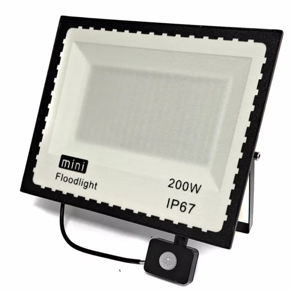 HALOGEN 200 W LED + CZUJNIK naświetlacz z czujnikiem ruchu SYMBOL RJ4888