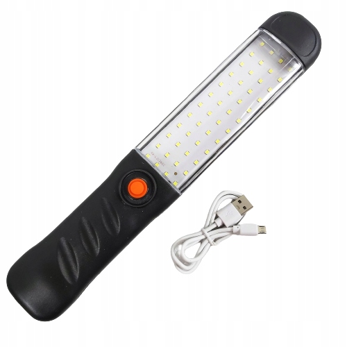 MOCNA LAMPA WARSZTATOWA KANAŁOWA LED Z WBUDOWANYM AKUMULATOREM USB SYMBOL RJ5051
