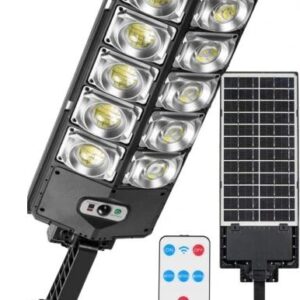 LAMPA SOLARNA LED ULICZNA CZUJNIK RUCHU PILOT MOC XJ4626