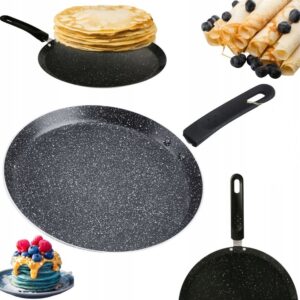 PATELNIA DO NALEŚNIKÓW MARMUROWA GAZ INDUKCJA ZIMNA RĄCZKA NON-STICK 28 CM SYMBOL 018323