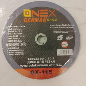 TARCZA DO CIĘCIA METALU 230 x 2,0C22,2 SYMBOL OX115