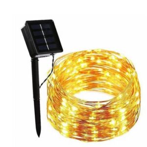 LAMPKI SOLARNE 200 LED 20 M CIEPŁY BIAŁY XJ5058