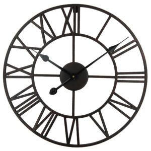 ZEGAR ŚCIENNY RETRO LOFT RZYMSKI 3D VINTAGE 80 CM XC039