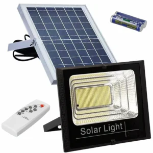 HALOGEN SOLAR LED 300W + PILOT SOLARNA Z CZUJNIKIEM ZMIERZCHU SYMBOL RJ5025