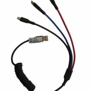 KABEL USB DO TELEFONU 3 W 1 TYP C MICRO IPHONE SYMBOL RJ5009