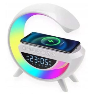 GLOSNIK BLUETOOTH BIALY LAMPKA NOCNA LED XJ5092