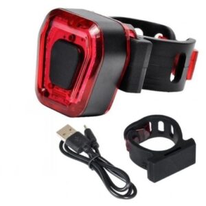 LAMPKA ROWEROWA LED TYLNA  USB XJ5053