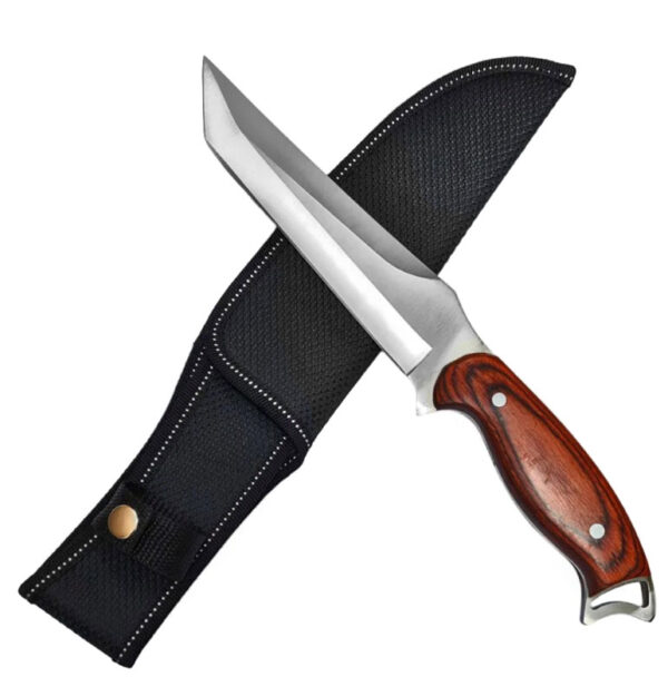 NÓŻ MYŚLIWSKI WOJSKOWY B-SQUL FINKA FULL TANG POKROWIEC 30CM XJ4739