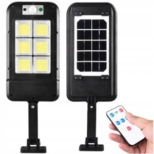 LAMPA SOLARNA ULICZNA Z PILOTEM  WODOODPORNA XJ4498