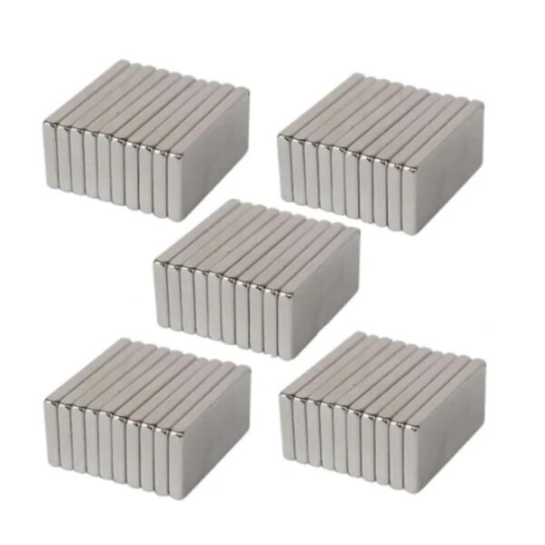 MAGNES NEODYMOWY PŁASKI 10 SZT 12x4x1,5mm XJ5267
