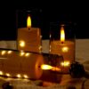 ŚWIECZKA 31 LED 7,5 x 20 cm WKŁAD DO ZNICZA XJ5533