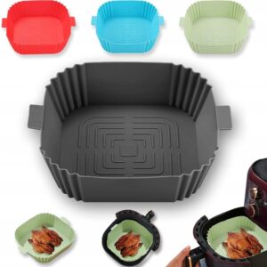 FORMA SILIKONOWA 21X21 CM  DO FRYTKOWNICY BEZTŁUSZCZOWEJ WKŁAD DO AIR FRYER XJ5638