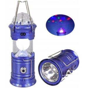LAMPA KEMPINGOWA LATARKA LED PRZENOŚNA KULA DISCO SM1794