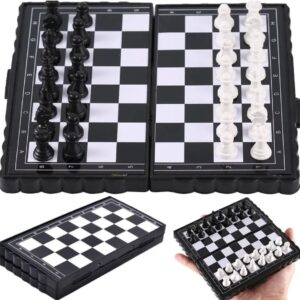 SZACHY WARCABY MAGNETYCZNE 2W1 PODRÓŻNE XJ3333