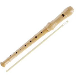 FLET PROSTY DREWNIANY 32 CM + CZYŚCIK XJ3852