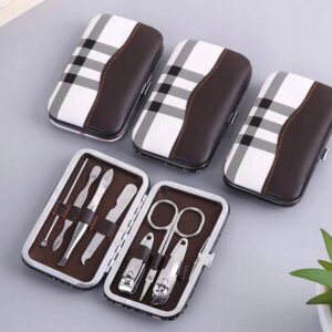 ZESTAW DO MANICURE PEDICURE PAZNOKCI 8w1 XJ3537