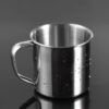 KUBEK STALOWY 13 CM Z UCHEM METALOWY TURYSTYCZNY - 1,33L XJ4972