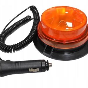 LAMPA OSTRZEGAWCZA BŁYSKOWA  KOGUT 24 LED MAGNES XJ5154