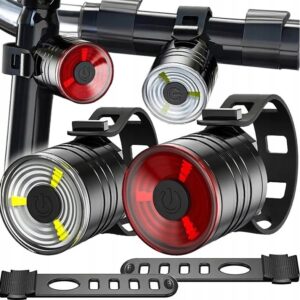 LAMPKA ROWEROWA PRZÓD TYŁ LED XJ5812