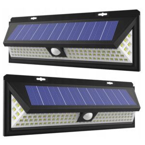 LAMPA SOLARNA Z CZUJNIKIEM RUCH I ZMIERZCHU 118 LED XJ3758