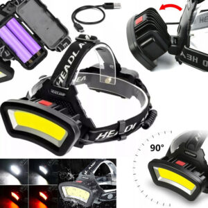 LATARKA CZOŁOWA CZOŁÓWKA LED COB REFLEKTOR XJ4305