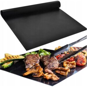 Mata TEFLONOWA na GRILLA tacka do pieczenia grill 5 sztuk DUŻA 40x33 cm XJ3476