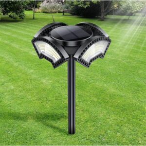LAMPA SOLARNA OGRODOWA 304 LED  50CM XJ5152