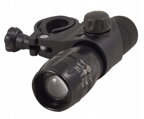 LAMPKA ROWEROWA OŚWIETLENIE ROWEROWE LED + UCHWYT XJ3861