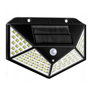 LAMPA SOLARNA Z CZUJNIKIEM RUCH I ZMIERZCHU 100LED XJ3855