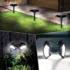 LAMPA SOLARNA OGRODOWA 304 LED  50CM XJ5152