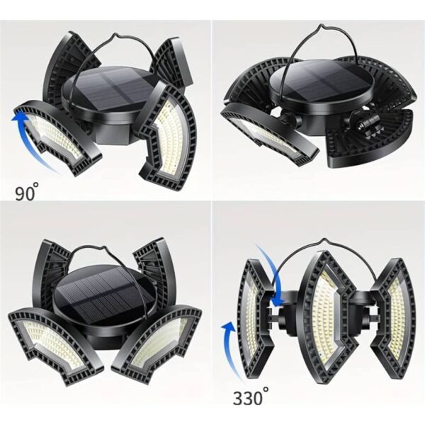 LAMPA SOLARNA OGRODOWA 304 LED  50CM XJ5152