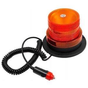 LAMPA OSTRZEGAWCZA BŁYSKOWA KOGUT 24LED MAGNES XJ5155