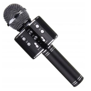 MIKROFON BEZPRZEWODOWY KARAOKE BLUETOOTH GŁOŚNIK XA042 CZARNY