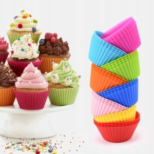 FOREMKI SILIKONOWE DO BABECZEK MUFFINKI XJ018
