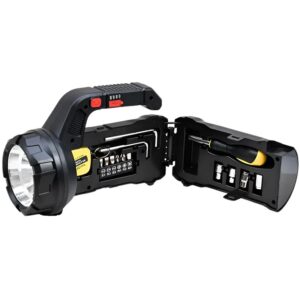 LATARKA LED Z WBUDOWANYM ZESTAWEM NARZĘDZI 2W1 SZPERACZ XJ5891