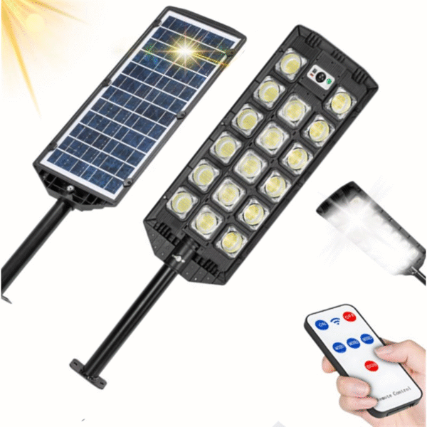 LAMPA SOLARNA ULICZNA 17 LED 1500 W  XJ5929